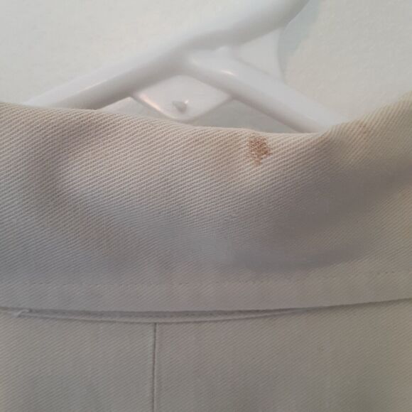 Ralph Lauren Adult Mens L Beige Blaire Long Sleeve Button Up Shirt 100% Cotton - Picture 7 of 11